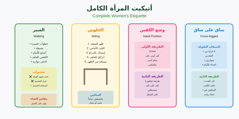 إتيكيت المرأة الكامل